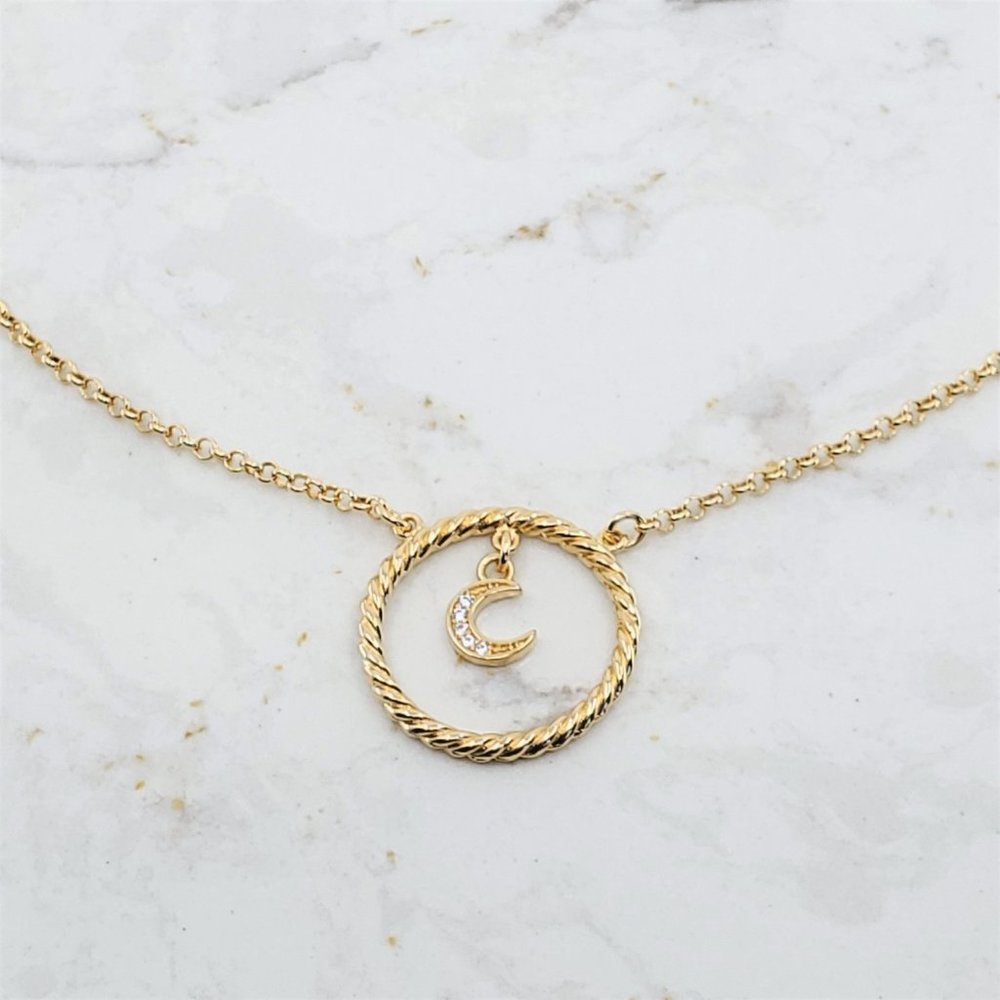 14k Gold Plated on Sterling Silver Twisted…